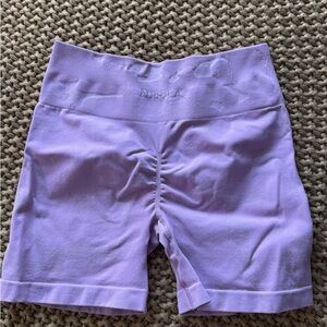 Purple Aurola camo workout Shorts